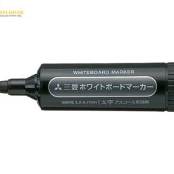 Bút viết bảng trắng lõi tròn đậm màu đen Mitsubishi Pencil PWB7M.24