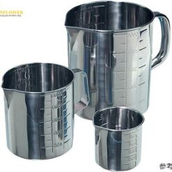 Ca Inox có vạch chia tay cầm 100cc Omori OM49-01