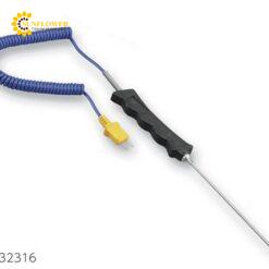 Cảm biến Cặp nhiệt điện lớp K có tay cầm (-50 - +500, φ3.2 x 150mm) AS ONE 3-1564-02 DS-32316