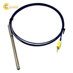 Cảm biến cặp nhiệt điện lớp K có vỏ bọc (-50 - +1000oC, φ8 x 100mm) AS ONE 3-1675-02 KTO-80100C