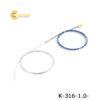 Cảm biến cặp nhiệt điện vỏ bọc K (thép không gỉ (SUS316)) (φ1.0 x 1000mm, 650oC) AS ONE 3-5393-01 K-316-1.0-1000 1 cambiencapnhietdienvobockthepkhonggisu3767