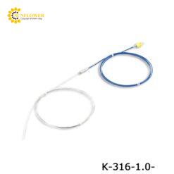 Cảm biến cặp nhiệt điện vỏ bọc K (thép không gỉ (SUS316)) (φ1.0 x 3000mm, 650oC) AS ONE 3-5393-02 K-316-1.0-3000