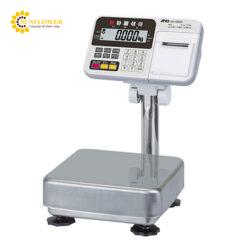 Cân kỹ thuật số không thấm nước và chống bụi, tích hợp máy in (3/6/15 kg, 0.001/0.002/0.005 kg) AND HV-15KCP