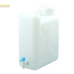 Can miệng rộng phẳng 20L có vòi khóa AS ONE 5-015-12