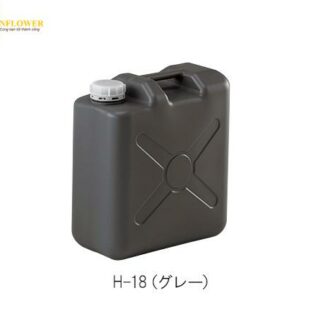 Can nhựa màu xám 18L AS ONE 2-584-04 H-18