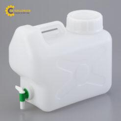 Can vuông phẳng có vòi 10L AS ONE 1-2169-01