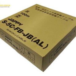Cáp đồng trục nhôm (camera an ninh, truyền hình vệ tinh) (màu đen, 100m/cuộn) JAPPY Doujik S-5C-FB-JB(AL) Black