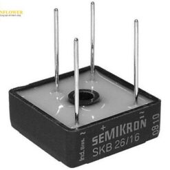 Cầu chỉnh lưu Điốt một pha 18A 1600V 4 chân Semikron SKB 26/16