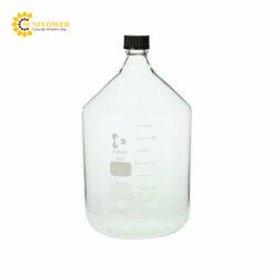 Chai có nắp vặn tròn Màu trắng với nắp đen 10000mL SCHOTT DURAN 017200-100002