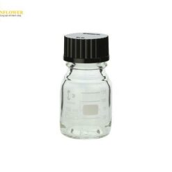 Chai có nắp vặn tròn Màu trắng với nắp đen 150mL SCHOTT DURAN 017200-1502 A