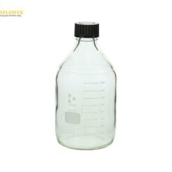 Chai có nắp vặn tròn Màu trắng với nắp đen 2000mL SCHOTT DURAN 017200-20002
