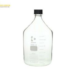 Chai có nắp vặn tròn Màu trắng với nắp đen 5000mL SCHOTT DURAN 017200-50002