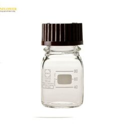 Chai có nắp vặn tròn Màu trắng với nắp đỏ 100mL SCHOTT DURAN 017200-1001 A