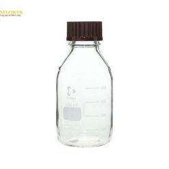 Chai có nắp vặn tròn Màu trắng với nắp đỏ 500mL SCHOTT DURAN 017200-5001 A