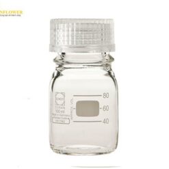 Chai có nắp vặn tròn Màu trắng với nắp trong 100mL SCHOTT DURAN 017200-1003 A