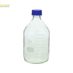 Chai có nắp vặn tròn Màu trắng với nắp xanh 2000mL SCHOTT DURAN 017200-2000