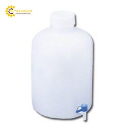 Chai có vòi gạt (miệng rộng tròn, 20L, 1 chiếc) Nikko Hansen 1036-06