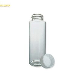 Chai dạng ống vặn SCC (Màu trắng, No.8, 110mL, đã xử lý rửa bằng nước tinh khiết, 10 pcs/bag x 5 bags) AS ONE 7-2110-10