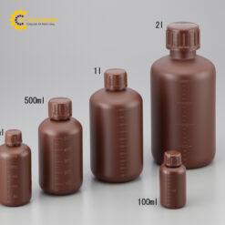 Chai miệng hẹp 100mL NIKKO COMPANY (HDPE, Bóng) AS ONE Order No. 2-5076-01