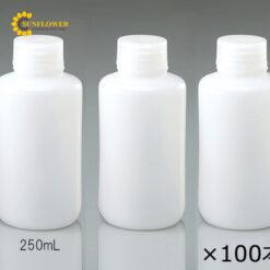 Chai miệng hẹp HDPE 250mL (Bán theo hộp) AS ONE 1-4657-74