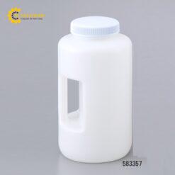 Chai nhựa 4L (HDPE, miệng rộng, tay cầm) AS ONE 1-1780-01 583357