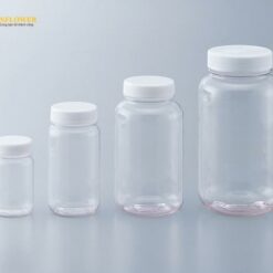 Chai PET (250mL, miệng rộng) AS ONE 1-7402-02 No.250