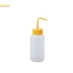 Chai rửa PE (polyethylene) (500mL, miệng rộng, màu vàng) AS ONE 4-5669-02