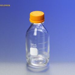 Chai thủy tinh (5000mL, màu trong suốt, nắp cam) Corning PYREX 1395-5L