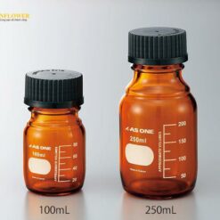 Chai thủy tinh màu nâu NEO Dark Brown 250mL AS ONE 4-934-02