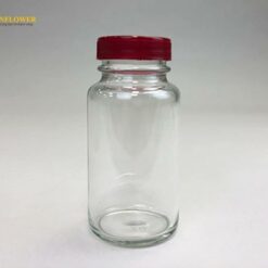 Chai thủy tinh tiêu chuẩn (260mL, miệng rộng, màu trong suốt) AS ONE 5-130-10 No.14