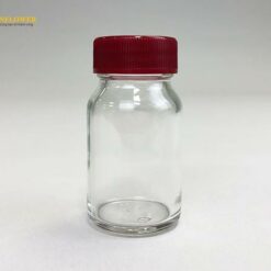 Chai thủy tinh tiêu chuẩn (37.5mL, miệng rộng, màu trong suốt) AS ONE 5-130-03 No.4