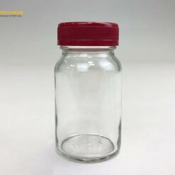 Chai thủy tinh tiêu chuẩn (85.5mL, miệng rộng, màu trong suốt) AS ONE 5-130-05 No.8