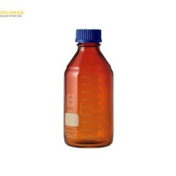 Chai thủy tinh vặn vít (1000mL, loại tròn, màu hổ phách đậm) SCHOTT DURAN 017210-1000 A