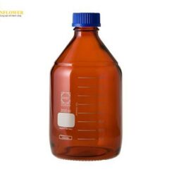 Chai thủy tinh vặn vít (2000mL, loại tròn, màu hổ phách đậm) SCHOTT DURAN 017210-2000