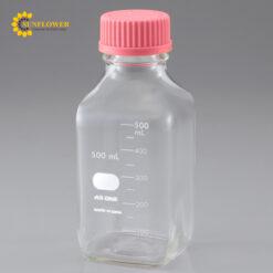 Chai vuông (Polycarbonate, 500mL) VIOLAMO (AS ONE 2-4130-03)