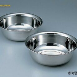 Chậu bằng thép không gỉ SUS304 (5L, φ340 x 110mm) AS ONE 5-197-02 Type 4