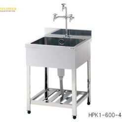 Chậu rửa (Thép không gỉ (SUS430), 750 x 600 x 800mm) AS ONE 3-2014-05 HPK1-750-430