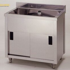 Chậu rửa (thép không gỉ (SUS430), 900 x 800mm x 600mm) AS ONE 1-3408-03 AP1-900H