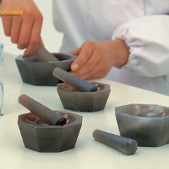 Chày cối mã não (loại nông, φ90 x φ110 x 27mm) KIDO