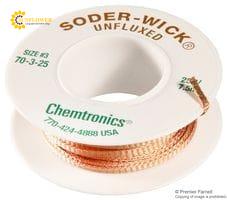 Chemtronics 70-3-25 Unfluxed Desoldering Braid