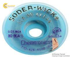 Chem-Wik Rosin Flux Desoldering Braid 80-BGA-5