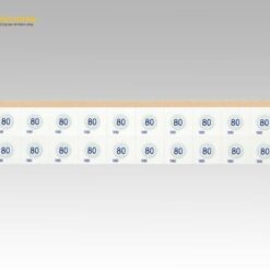 Chỉ báo nhiệt độ màu (màu trắng, 110oC, 20pcs) AS ONE 2-2601-15 1K110