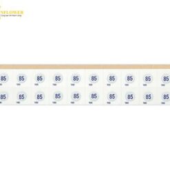 Chỉ báo nhiệt độ màu (màu trắng, 85oC, 20pcs) AS ONE 2-2601-10 1K85