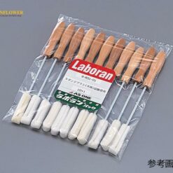 Chổi bọt biển LABORAN làm sạch cốc beaker (tay cầm bằng gỗ, 11pcs) AS ONE 9-831-03