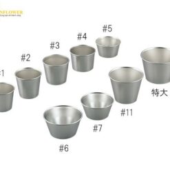 Cốc mẫu bằng thép không gỉ SUS304 125mL AS ONE 2-9363-06 #6
