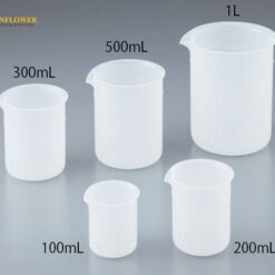 Cốc nhựa PE (Polyethylene) không có tay cầm 100mL NIKKO (AS ONE 1-4624-11)