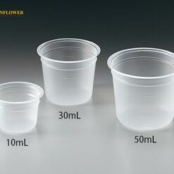 Cốc nhựa PP (polypropylene) (30mL, loại chân không, dùng một lần, 1000 cái) AS ONE 1-1457-52 PP-N30C