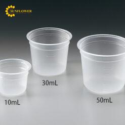 Cốc PP (Polypropylene) dùng 1 lần 30mL AS ONE 1-1457-02 PP-N30