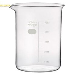 Cốc thủy tinh tiêu chuẩn (5000mL, có vạch chia) HARIO B-5L
