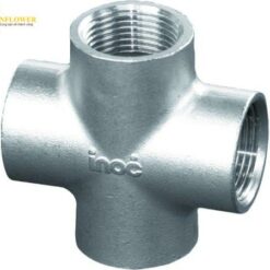 Cút chữ thập nối ống ren 8A INOC 304X8A
